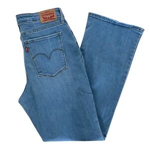 Levi's Womens 725 Jeans 32x30 Blue Denim High Rise Bootcut Stretch 18759-0086